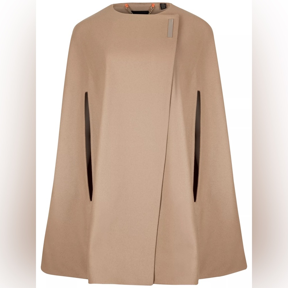Ted Baker - Vickiye Cape Coat - Camel / Cream